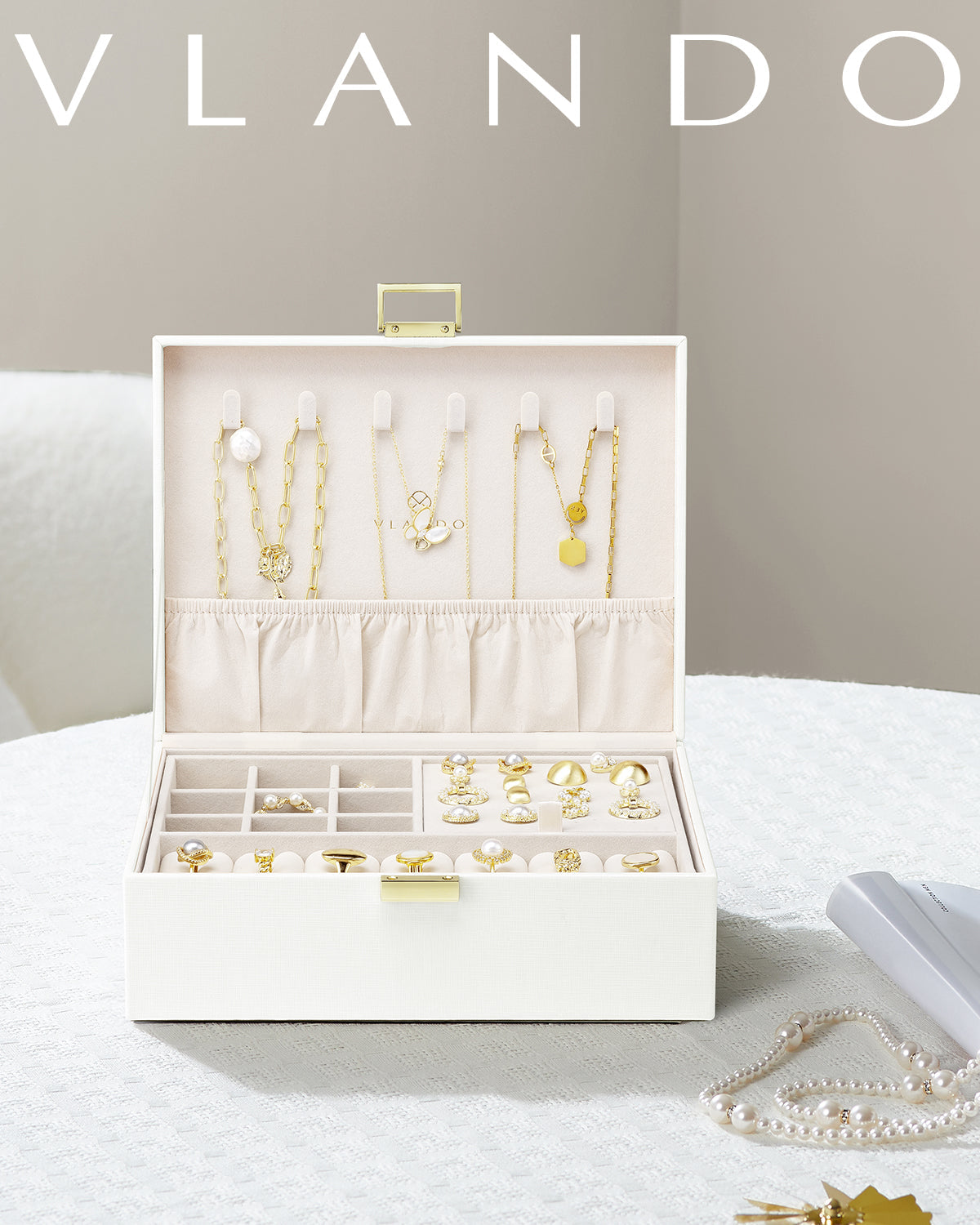 Everyday Jewelry Boxes | Layered, Tangle-Free | VLANDO