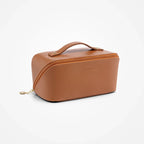 VLANDO Travel Makeup & Toiletry Bag – Large PU Leather Cosmetic Organizer