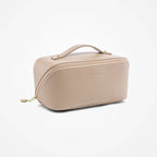 VLANDO Travel Makeup & Toiletry Bag – Large PU Leather Cosmetic Organizer