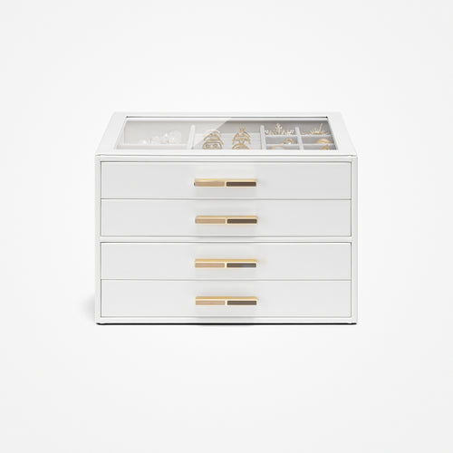 VLANDO Quiet Luxe jewelry box organizer in White
