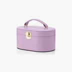 VLANDO Musical Jewelry Box for Girls – Spinning Ballerina, Soft Faux Leather Kids Jewelry Organizer & Mirror