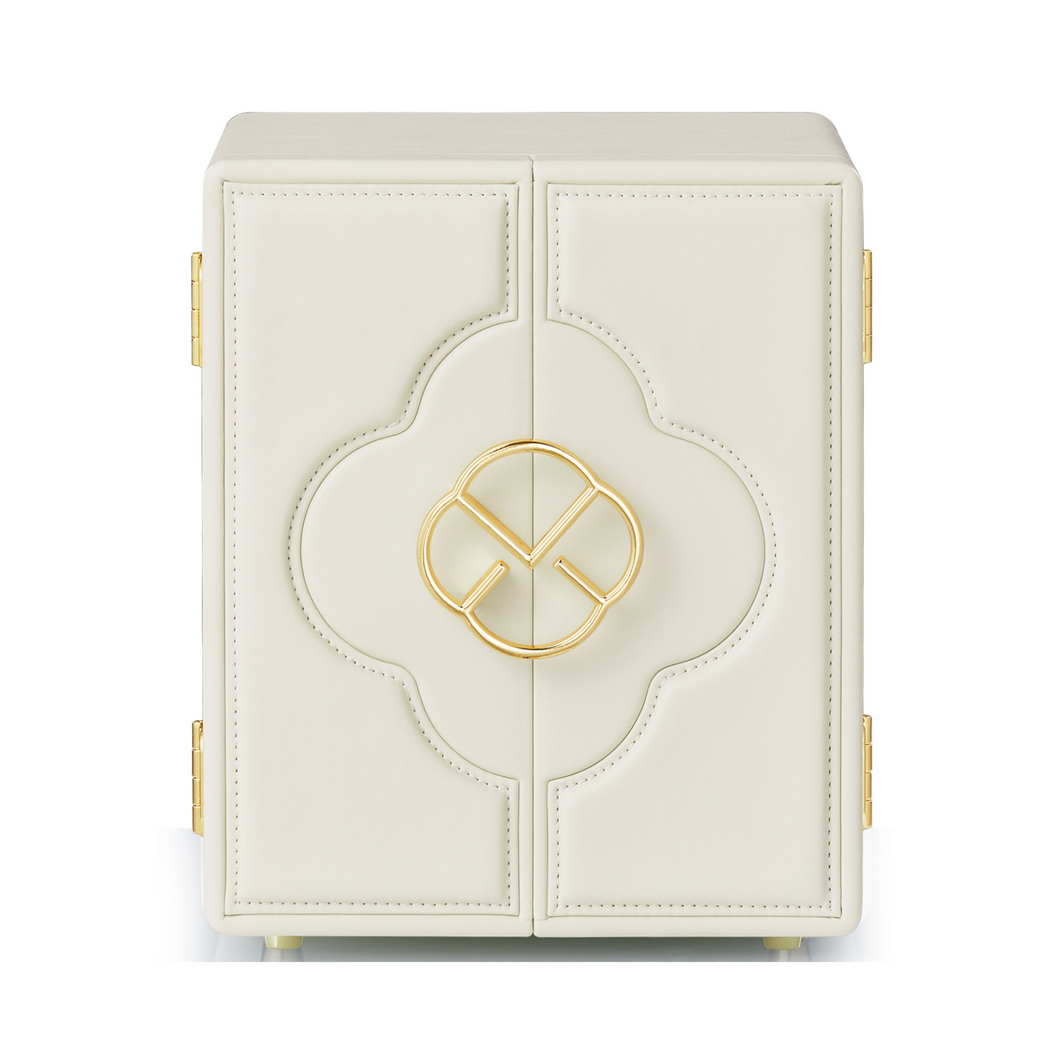 VLANDO Quiet Luxe Atelier Bloom Jewelry Box – Faux Leather Jewelry Organizer for Women,Birthday Gifts