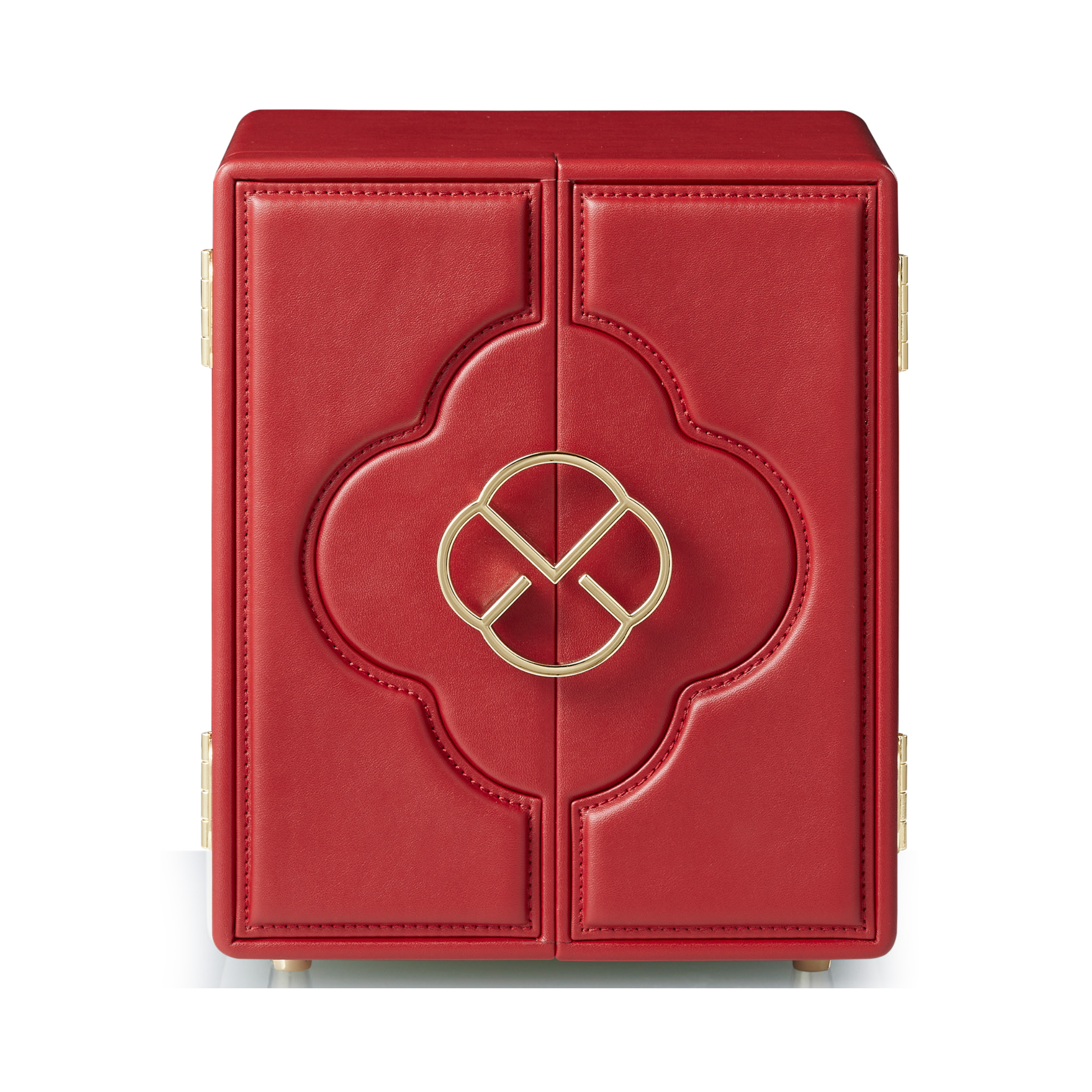 VLANDO Quiet Luxe Atelier Bloom Jewelry Box – Faux Leather Jewelry Organizer for Women,Birthday Gifts