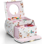VLANDO Ballerina Musical Jewelry Box Girls Gift Musical Box