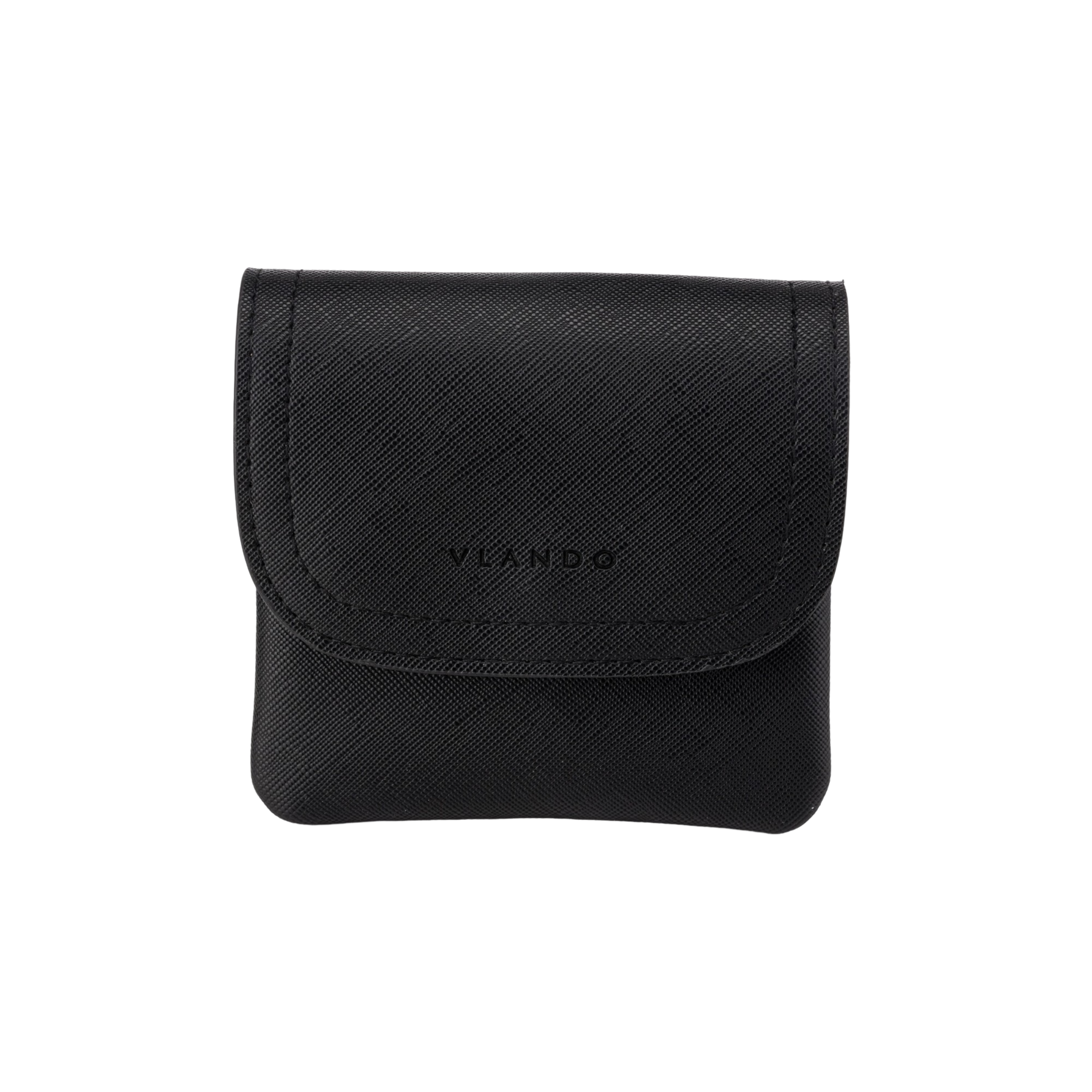 VLANDO 2-in-1 Small Travel Jewelry Case with Removable Pouch