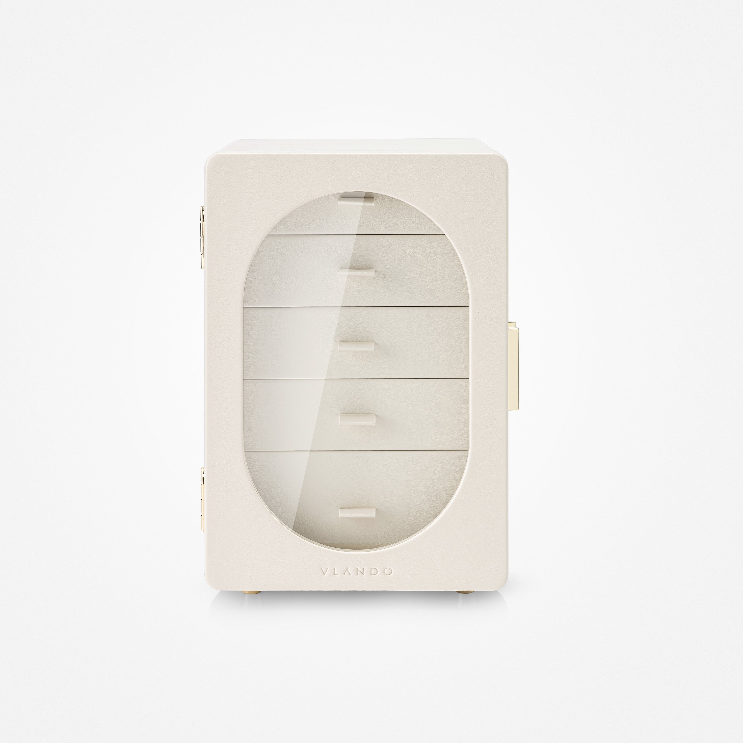 VLANDO Quiet Luxe-Faux Leather Jewelry Box Organizer for Women Gifts