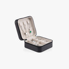 VLANDO Travel Ritual-Small Jewelry Box,Faux Leather Portable Jewelry Case Organizer,Wedding Gifts