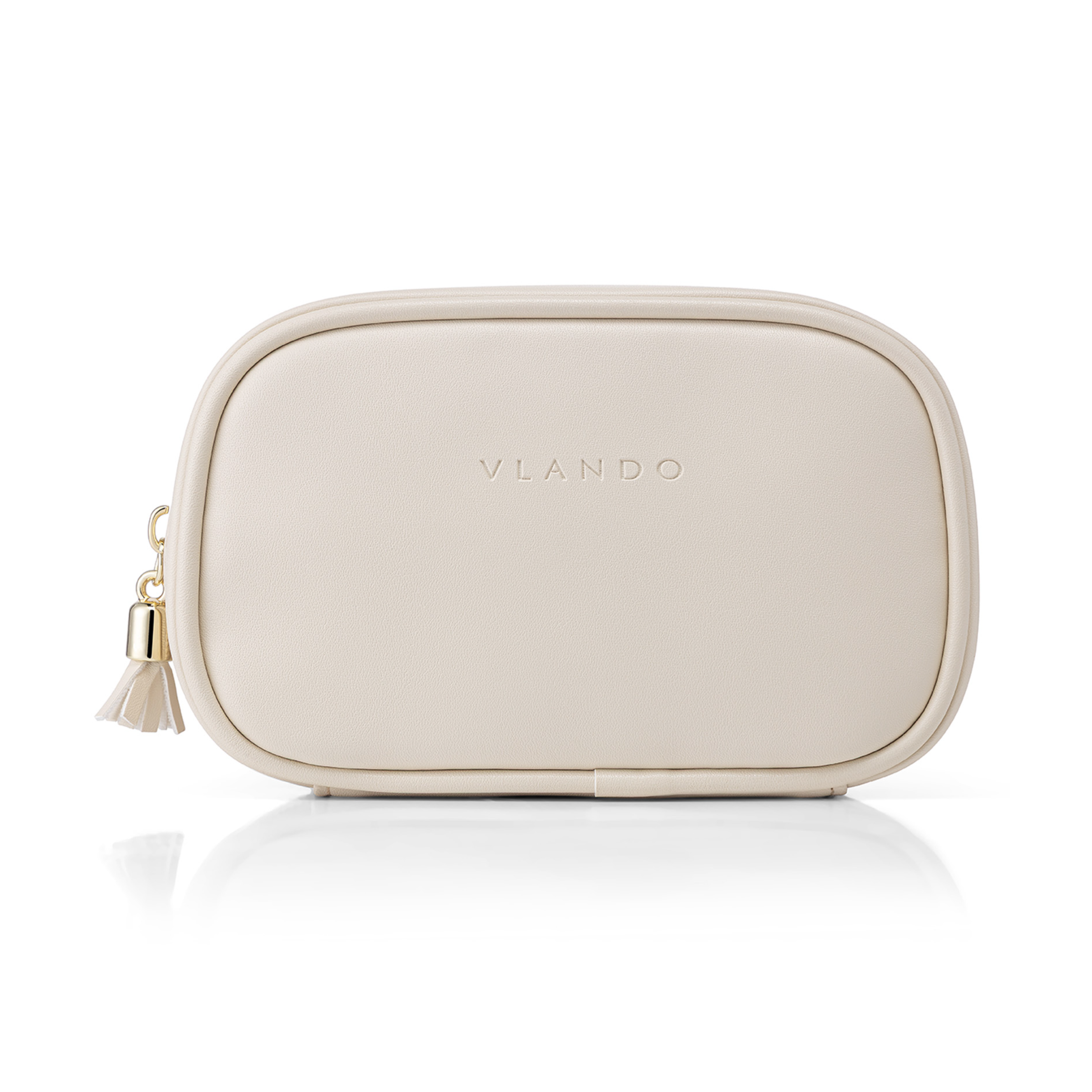 VLANDO Medium Pocket Cosmetic Bag, Small Travel Makeup Bag for Women