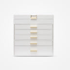 VLANDO Quiet Luxe 6-Layer Large Jewelry Box Organizer