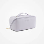 VLANDO Travel Makeup & Toiletry Bag – Large PU Leather Cosmetic Organizer