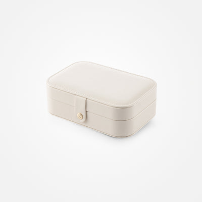 VLANDO Travel Ritual travel jewelry case in Creamy white