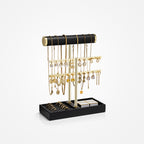 VLANDO Everyday Keepsake 2-Tier Jewelry Holder Organizer with Tray