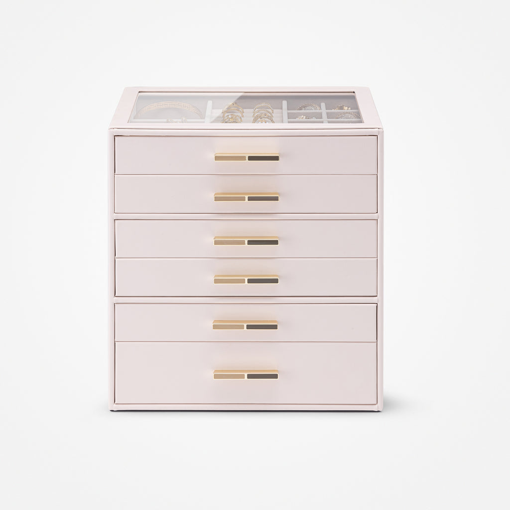 Quiet Luxe 6-Layer Jewelry Box Organizer | VLANDO Jewelry Storage