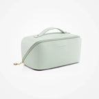 VLANDO Travel Makeup & Toiletry Bag – Large PU Leather Cosmetic Organizer