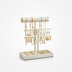 VLANDO Everyday Keepsake 2-Tier Jewelry Holder Organizer with Tray