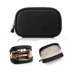 VLANDO Medium Pocket Cosmetic Bag, Small Travel Makeup Bag for Women
