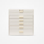 VLANDO Quiet Luxe 6-Layer Large Jewelry Box Organizer