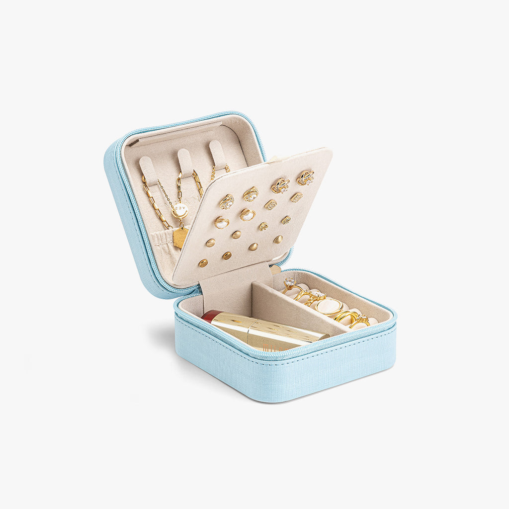 VLANDO Travel Ritual-Small Jewelry Box,Travel Portable Jewelry Case Organizer,Graduation, Birthday,Wedding Gifts