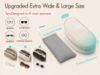 VLANDO Large Sunglasses Case – Portable Eyewear & Essentials Organizer