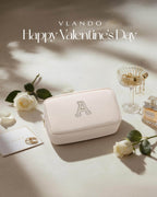 VLANDO Travel Ritual waterproof travel makeup bag, material and hardware details