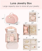 VLANDO Luna Half‑moon Princess Style Girl Jewelry Box
