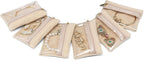 Vlando Travel Jewelry Organizer Set with Zipper and Velvet Lining