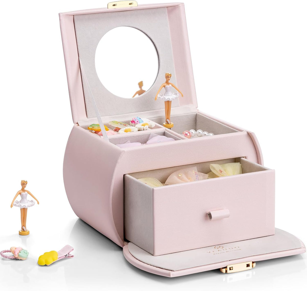 VLANDO Ballerina Musical Jewelry Box Girls Gift Musical Box