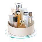 VLANDO 360° Rotating PU Leather Perfume & Makeup Organizer