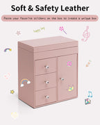 VLANDO Vertical Musical Box Musical Jewelry Box for Girls