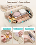 VLANDO Naifu Travel Makeup Bag | Portable Large‑Capacity Cosmetic Organizer for Women
