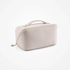 VLANDO Travel Makeup & Toiletry Bag – Large PU Leather Cosmetic Organizer