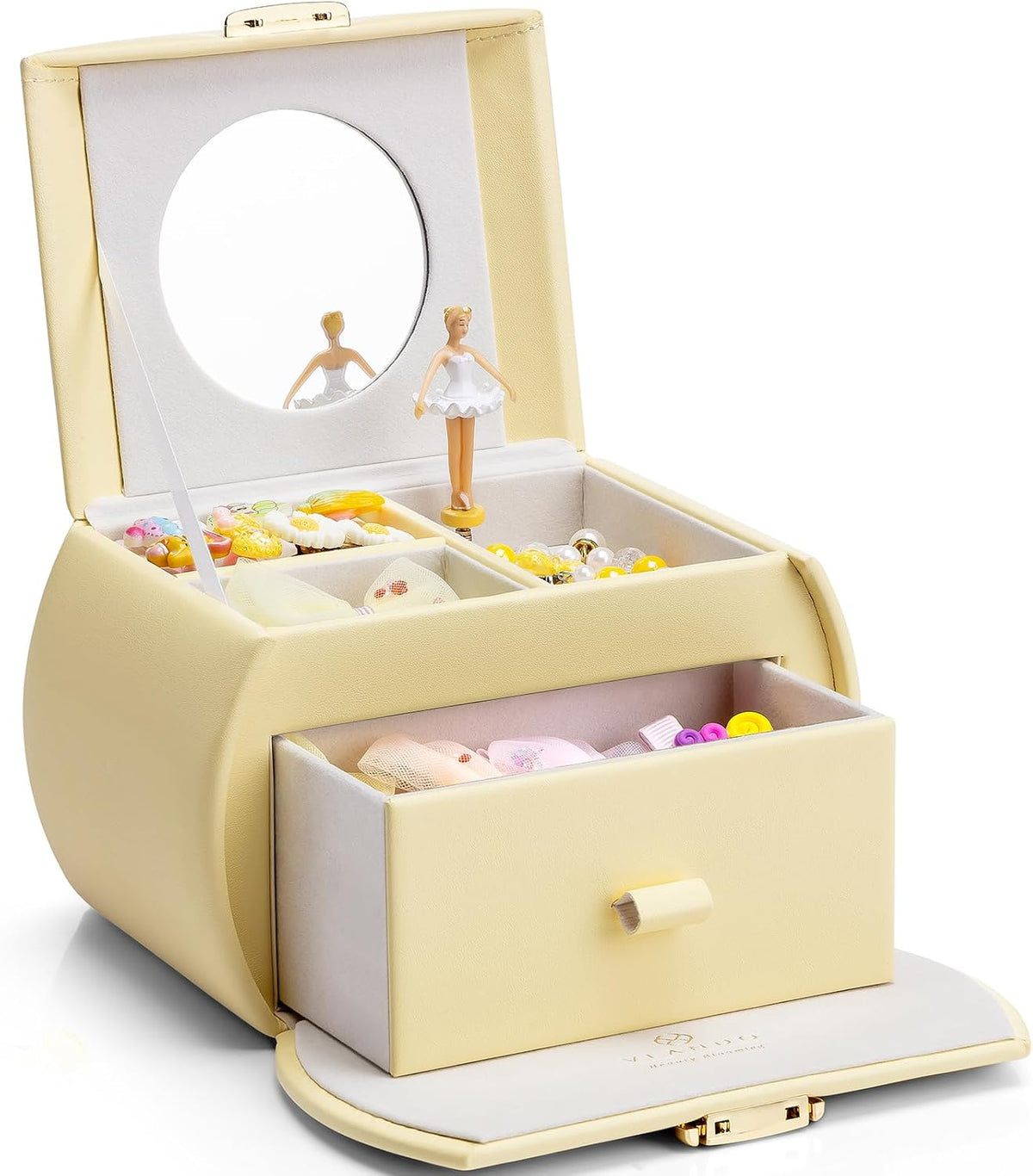 VLANDO Ballerina Musical Jewelry Box Girls Gift Musical Box