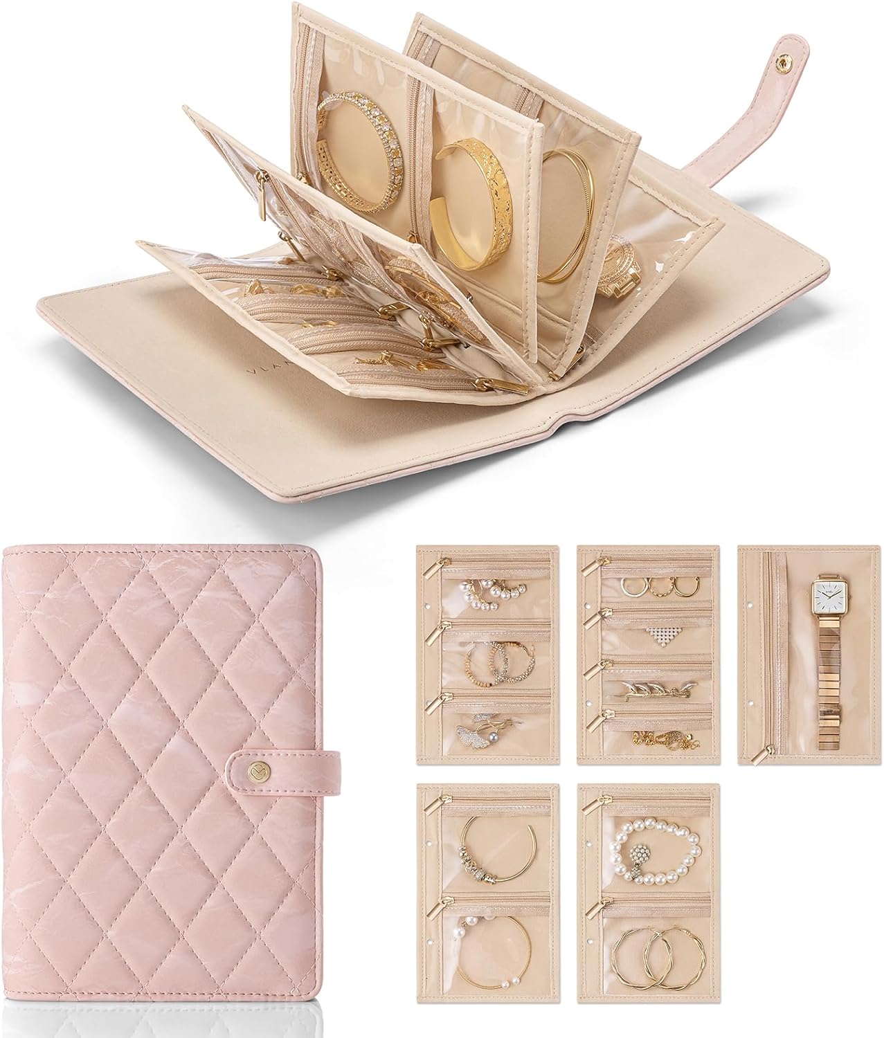VLANDO Travel Ritual-Yancy Diary Small Jewelry Organizer
