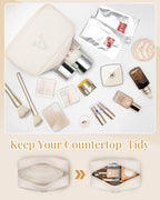 VLANDO Travel Ritual waterproof travel makeup bag, drawer and tray organization