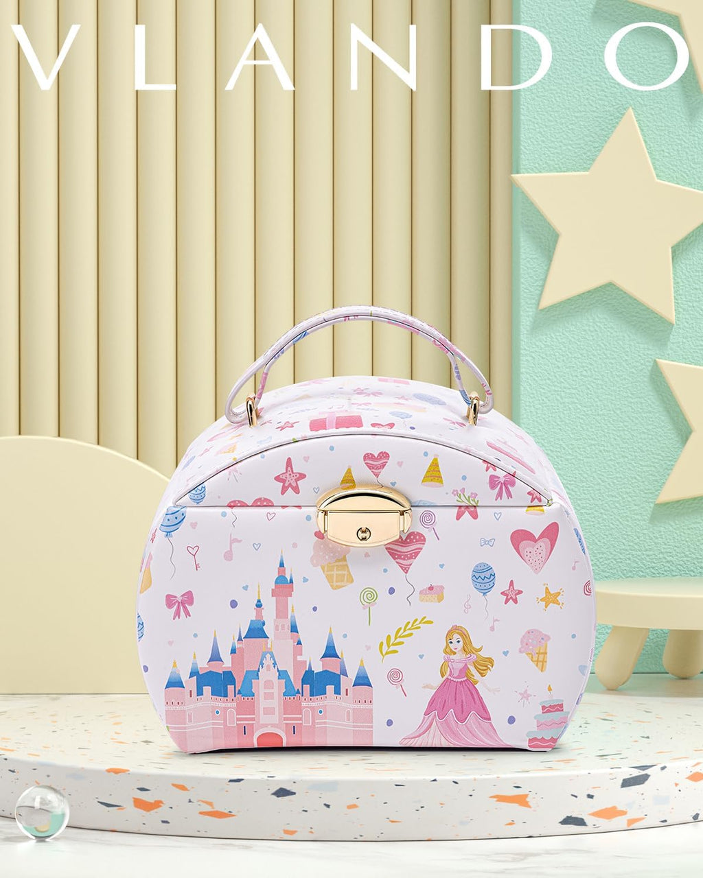 VLANDO Ballerina Musical Jewelry Box Girls Gift Musical Box
