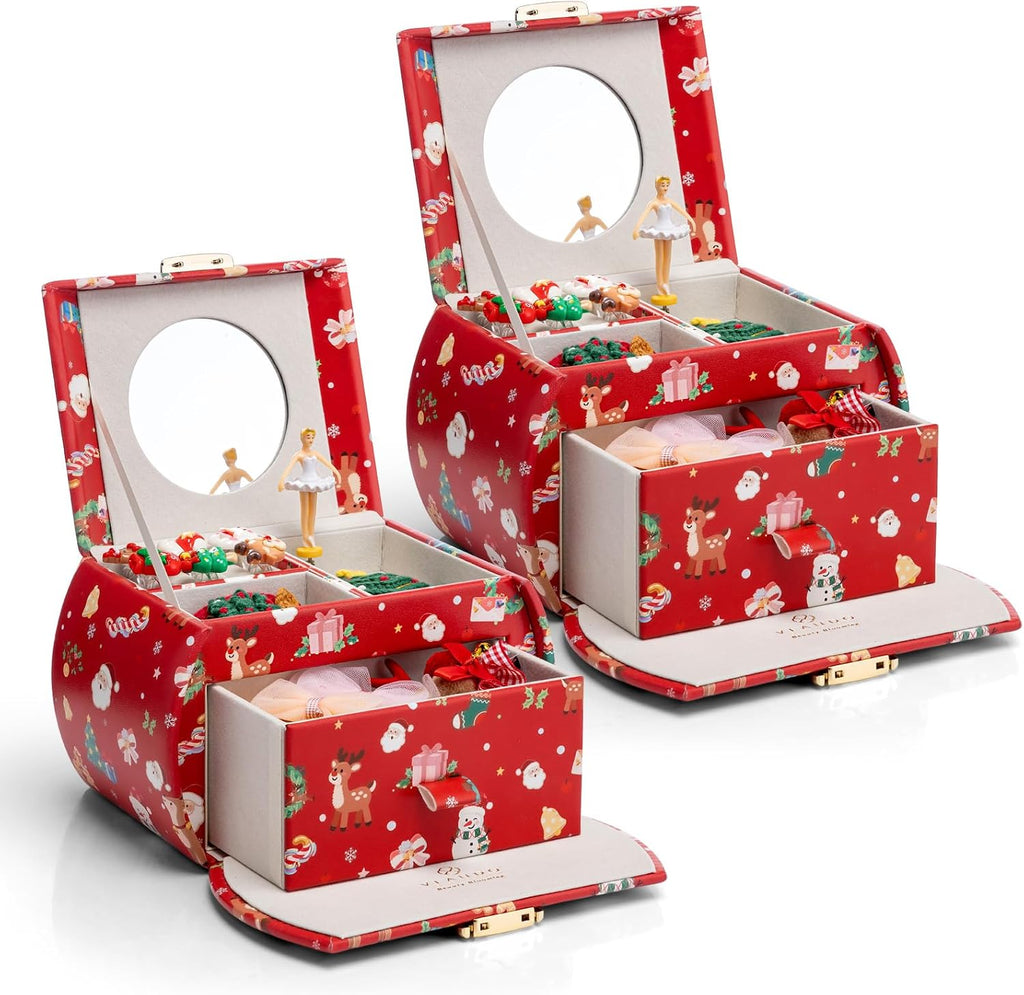 VLANDO Ballerina Musical Jewelry Box Girls Gift Musical Box