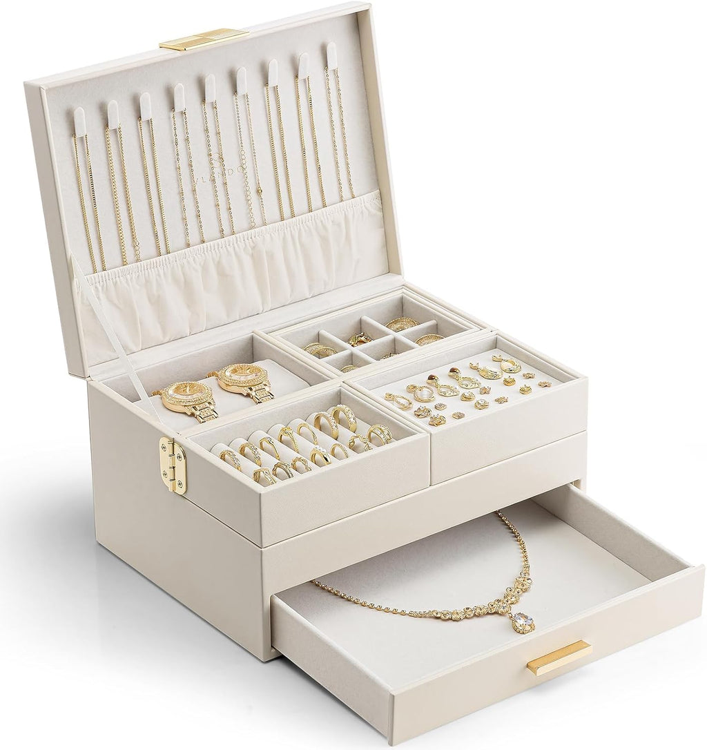 VLANDO Quiet Luxe jewelry box organizer, gift-ready presentation