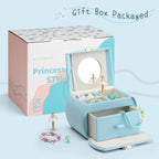 VLANDO Ballerina Musical Jewelry Box Girls Gift Musical Box