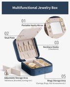 VLANDO Travel Ritual travel jewelry case, open storage layout