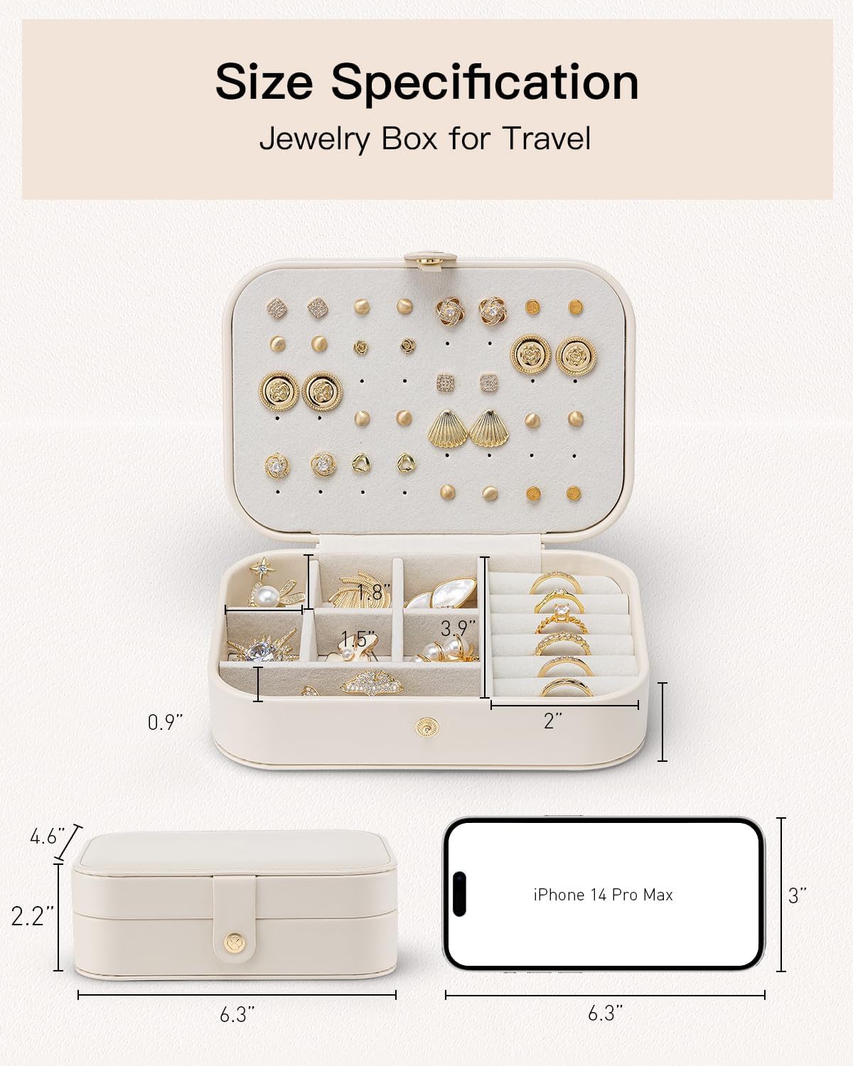 VLANDO Travel Ritual-Aurora Portable Jewelry Case Organizer