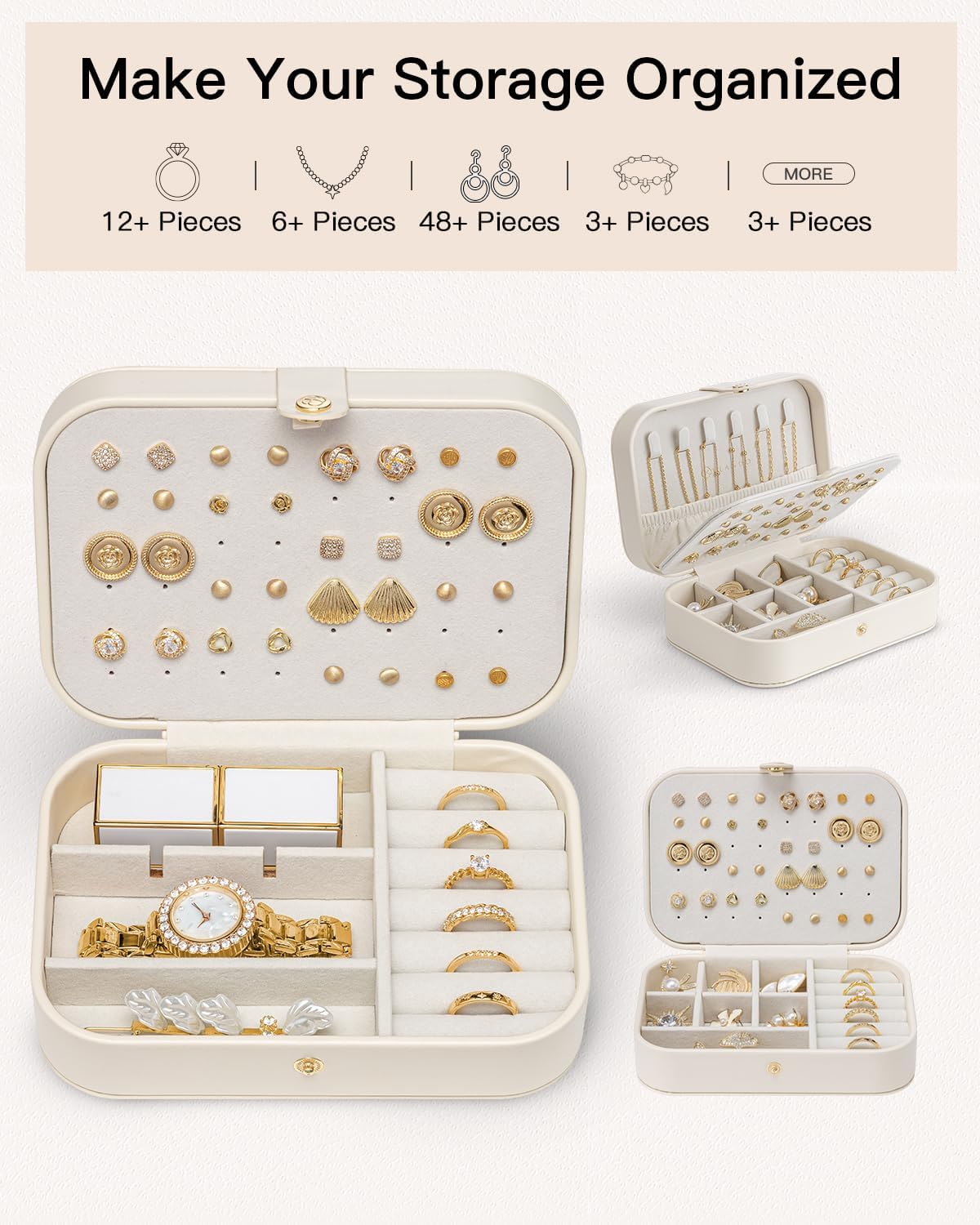 VLANDO Travel Ritual-Aurora Portable Jewelry Case Organizer