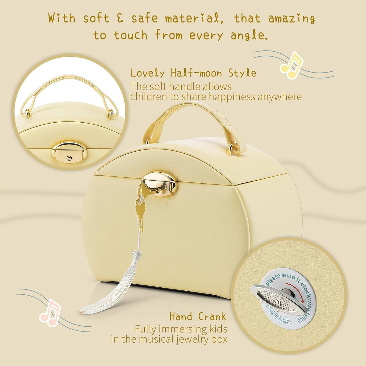 VLANDO Ballerina Musical Jewelry Box Girls Gift Musical Box