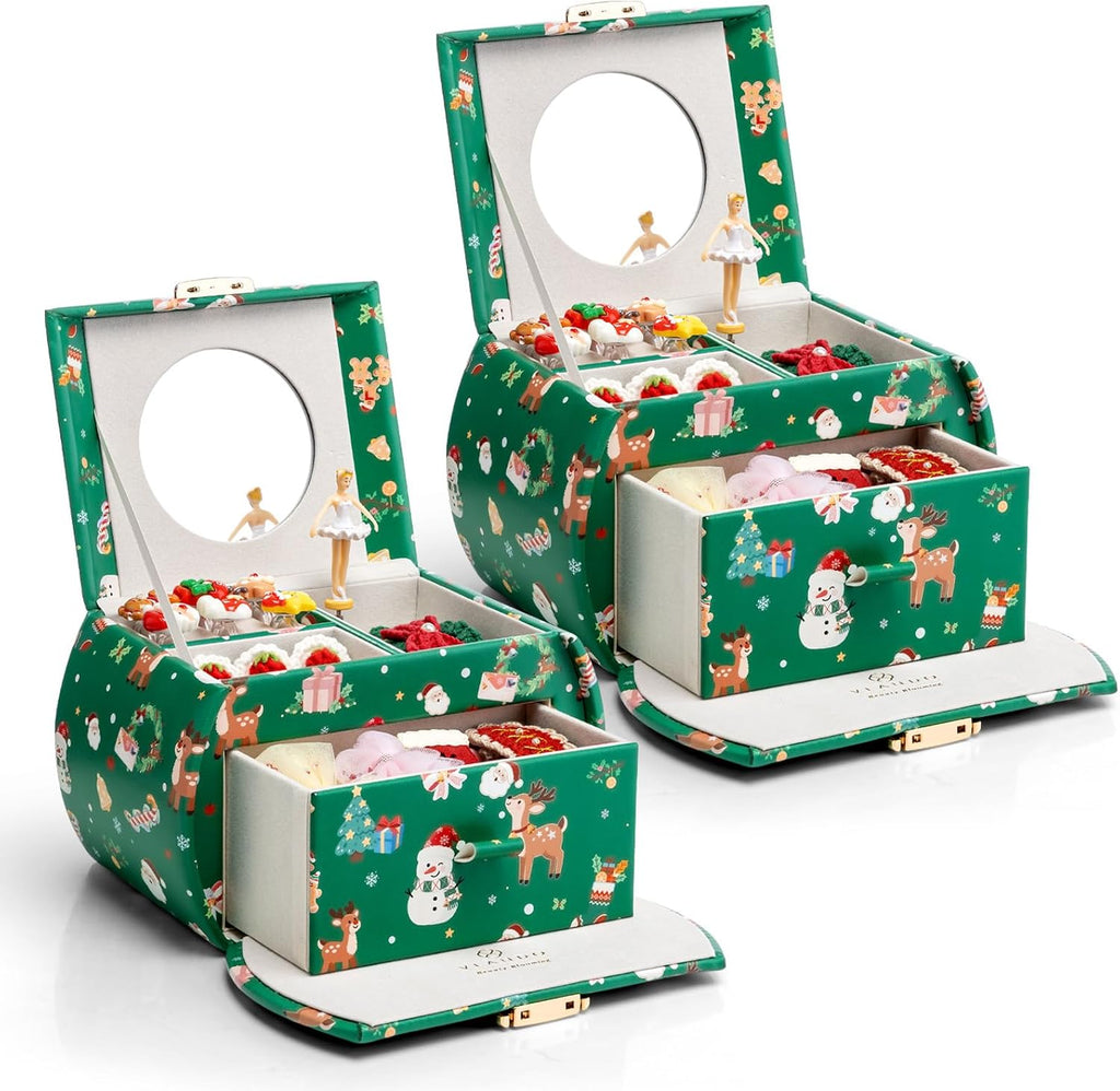 VLANDO Ballerina Musical Jewelry Box Girls Gift Musical Box