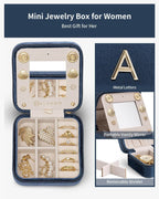 VLANDO Travel Ritual travel jewelry case, interior compartment details