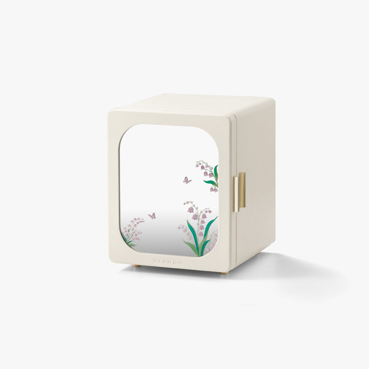 VLANDO Quiet Luxe Atelier Bloom Jewelry Box – Mirror Jewelry Organizer for Women,Birthday Wedding Gifts