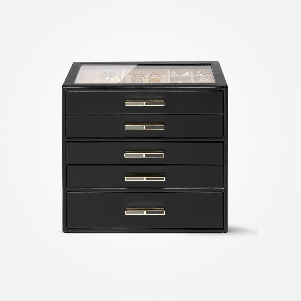 5-Layer Jewelry Box | Roomy Drawer Storage | VLANDO