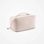 VLANDO Travel Makeup & Toiletry Bag – Large PU Leather Cosmetic Organizer