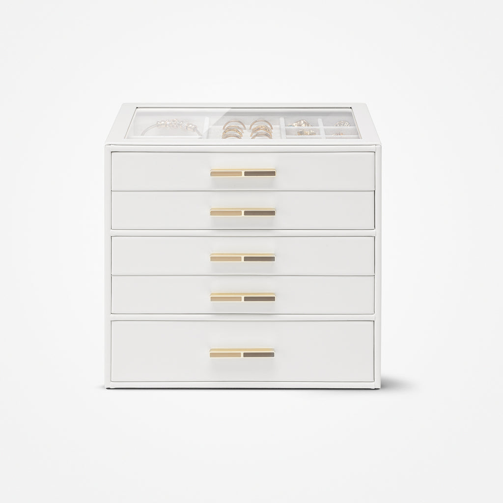 5-Layer Jewelry Box | Roomy Drawer Storage | VLANDO