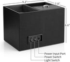 VLANDO Automatic Double Watch Winder with Jewelry Valet Tray