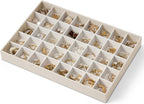 VLANDO Moments Stackable Jewelry Tray Set – 56-Grid, Bracelet, Jewelry & Glasses Tiers